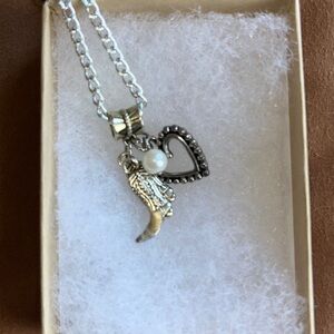 Cowboy heart necklace